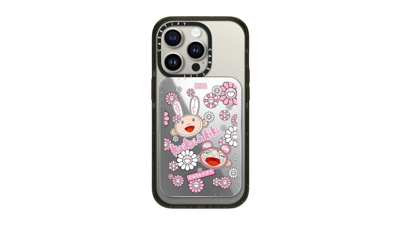 Takashi Murakami x CASETiFY Kaikai And Kiki Sticker Mania Snappy Magsafe Cardholder Stand Mirror