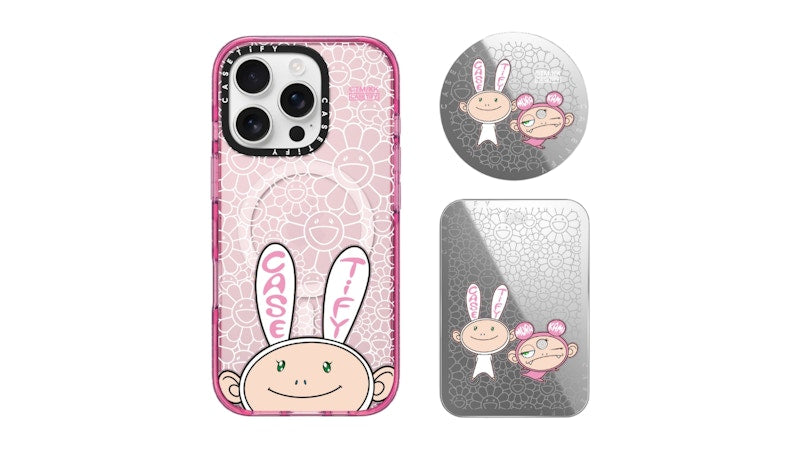 Takashi Murakami x CASETiFY Kaikai Limited Set Pink