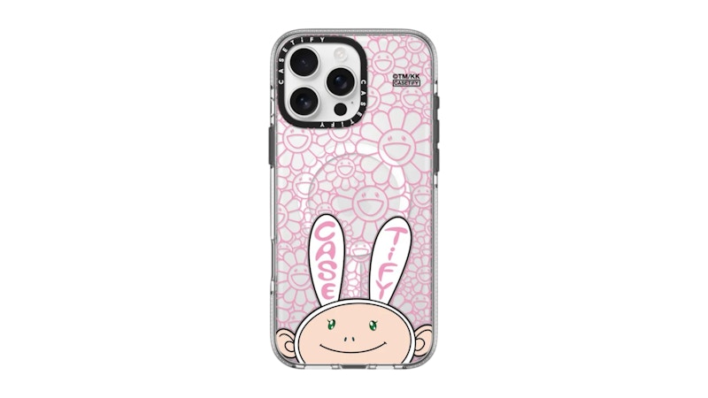 Takashi Murakami x CASETiFY Kaikai iPhone 16 Pro Max Impact MagSafe Compatible Phone Case Clear