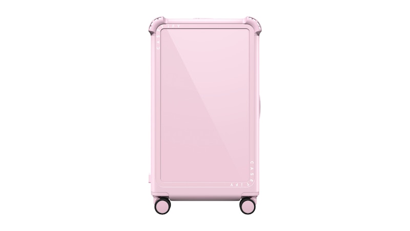 Takashi Murakami x CASETiFY Kiki 29" Check-In Trunk Suitcase Glossy Primrose Pink