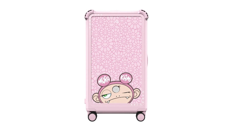 Takashi Murakami x CASETiFY Kiki 29" Check-In Trunk Suitcase Glossy Primrose Pink