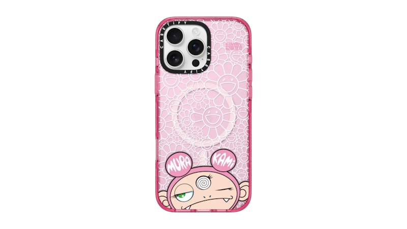 Takashi Murakami x CASETiFY Kiki iPhone 16 Pro Max Impact MagSafe Phone Case Pink Fizz