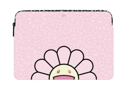 Takashi Murakami x CASETiFY: Smile (Pink) Laptop Sleeve Multicolor