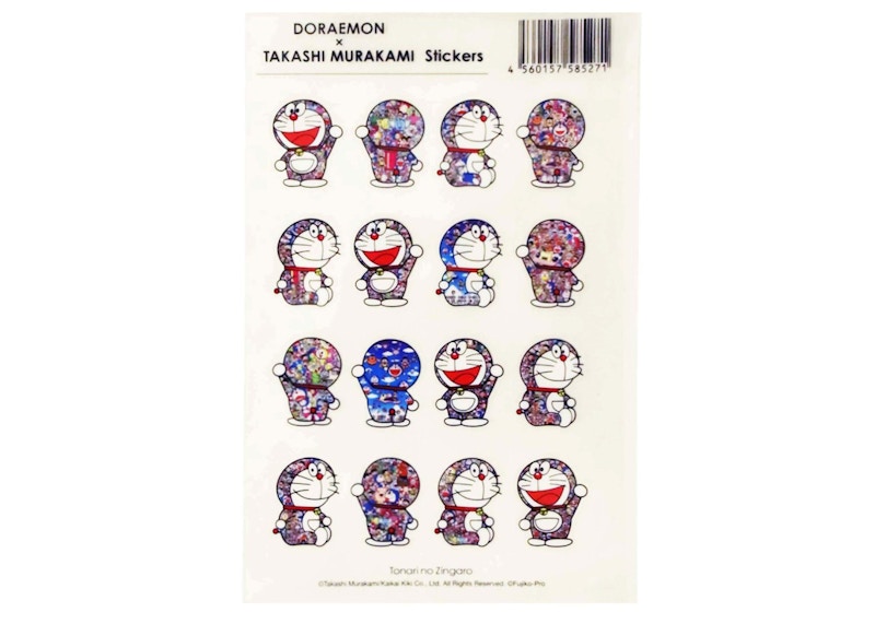 Takashi Murakami x Doraemon A Clear Sticker