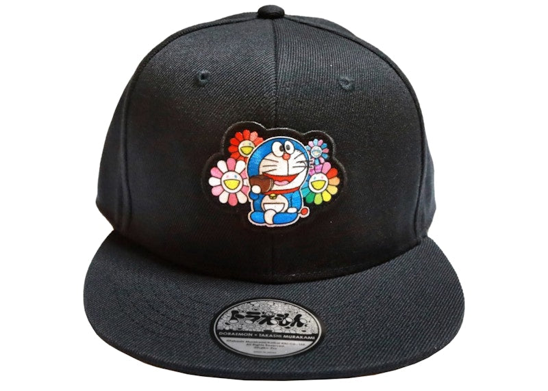 Takashi Murakami x Doraemon A Snapback Black