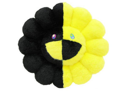 Takashi Murakami x HIKARU Collaboration Flower Plush 30CM Black/Yellow