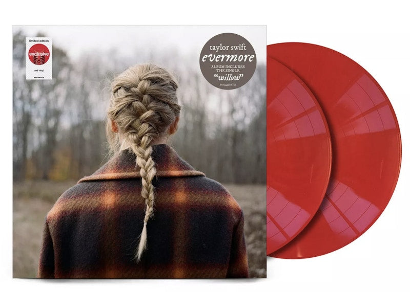Taylor Swift Evermore Target Exclusive 2XLP Vinyl Red