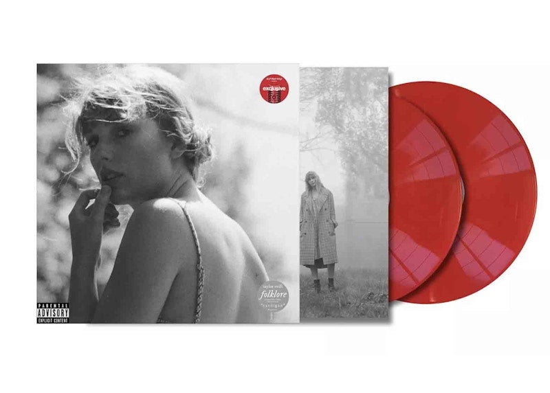 Taylor Swift Folklore Target Exclusive 2XLP Vinyl Red