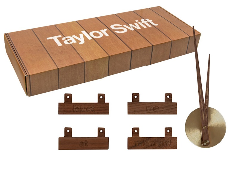 Taylor Swift Midnights Vinyl Clock Wooden