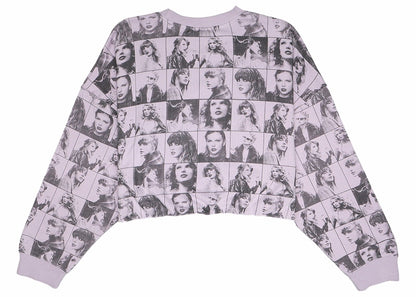 Taylor Swift The Eras Tour Cropped Lavender Pullover Lavender