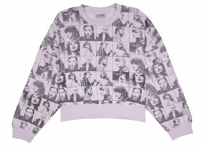 Taylor Swift The Eras Tour Cropped Lavender Pullover Lavender