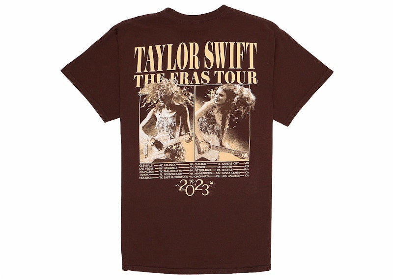 Taylor Swift The Eras Tour Fearless Album T-Shirt (Taylor's Version) Brown
