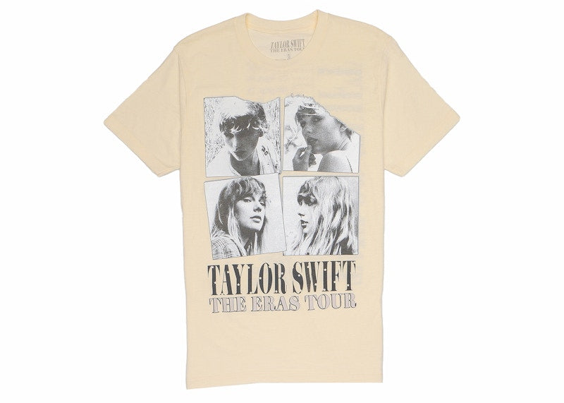 Taylor Swift The Eras Tour Folklore Album T-Shirt Off White