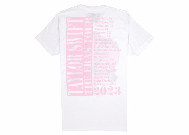 Taylor Swift The Eras Tour Lover Album T-Shirt White