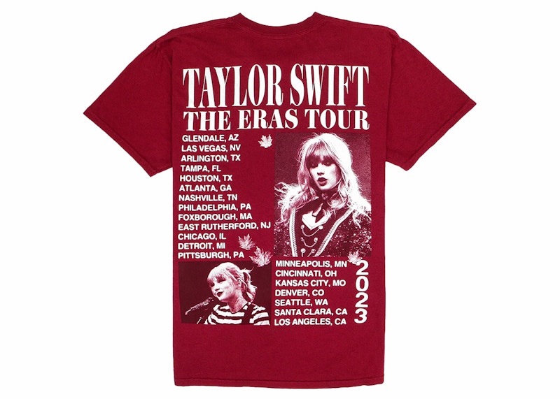 Taylor Swift The Eras Tour Red Album T-Shirt (Taylor's Version) Red