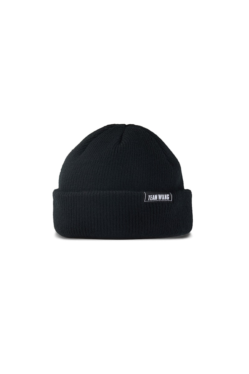 TEAM WANG Logo Beanie Black