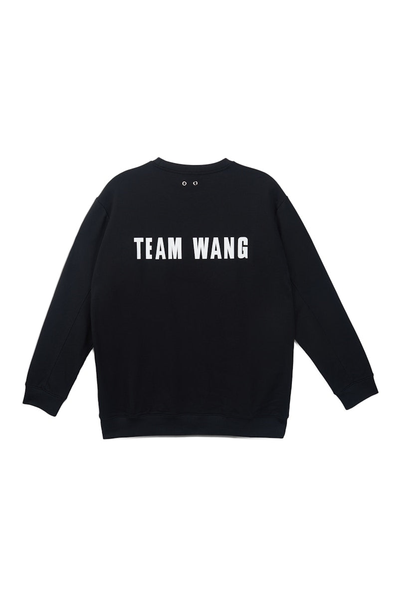TEAM WANG Logo Longsleeve Black