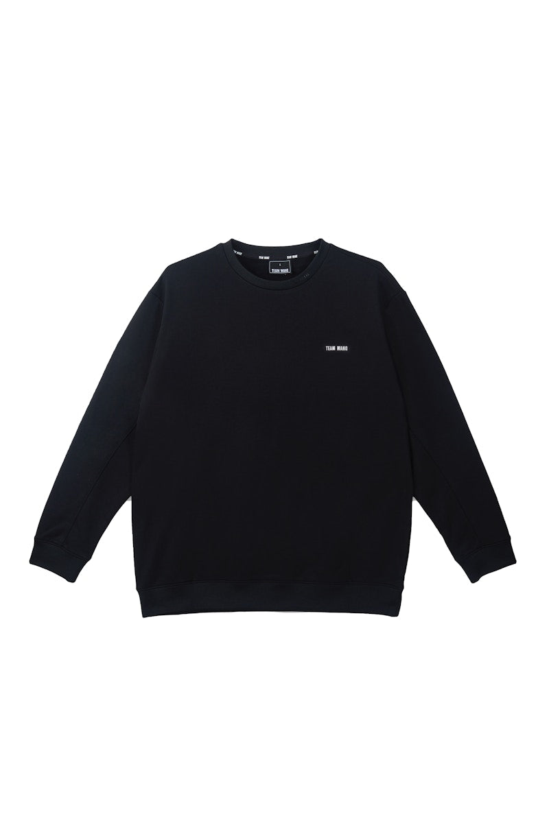 TEAM WANG Logo Longsleeve Black