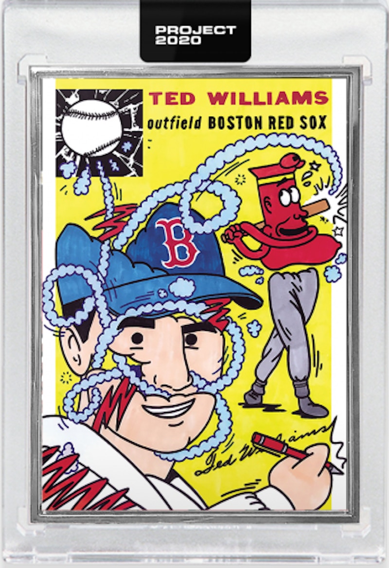 Ted Williams 1954 Topps Project 2020 Ermsy Artist Proof /20 #58