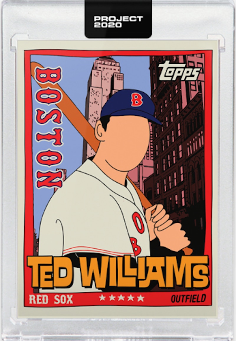 Ted Williams 1954 Topps Project 2020 Fucci Artist Proof /20 #34