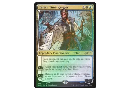 Teferi, Time Raveler (Foil) (Stained Glass) Magic: The Gathering TCG Secret Lair Drop Series Promo #526 (Ungraded)