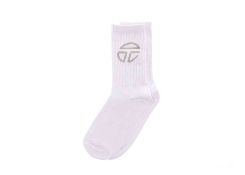 Telfar Athletic Logo Socks White