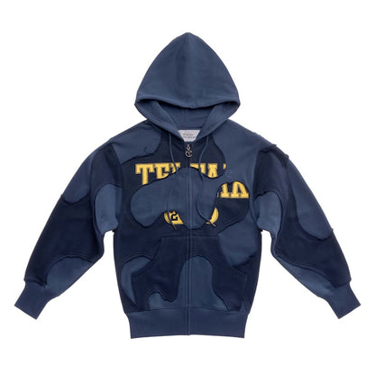 Telfar Camo Hoodie Navy