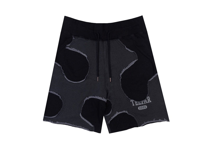 Telfar Camo Sweatshort Black/Off-Black