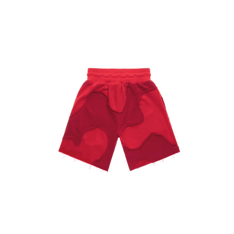 Telfar Camo Sweatshort Red