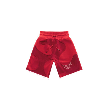 Telfar Camo Sweatshort Red