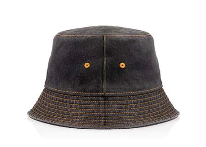 Telfar Denim Bucket Hat Black