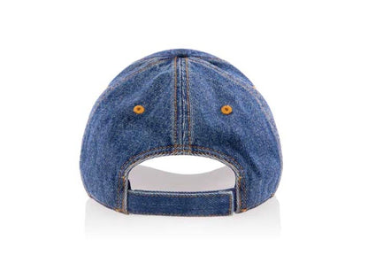 Telfar Denim Logo Hat Blue