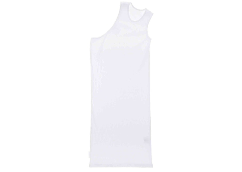Telfar Half Tank Tunic White