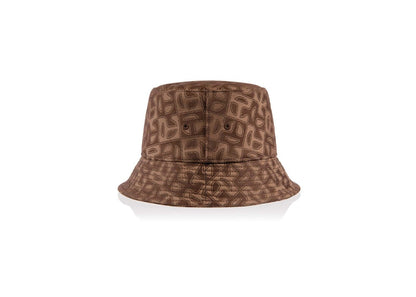 Telfar Jacquard Bucket Hat Tan Monogram