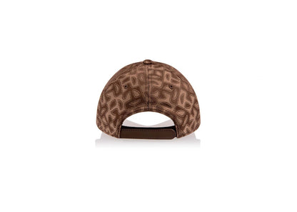 Telfar Jacquard Logo Hat Tan Monogram