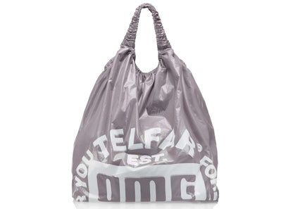 Telfar Jumbo OMG Plastic Bag Grey