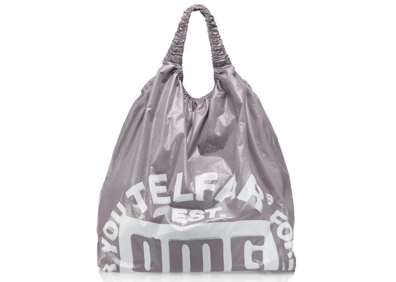 Telfar Jumbo OMG Plastic Bag Grey