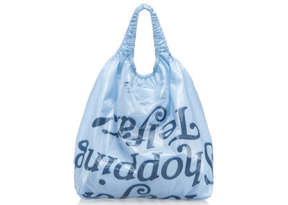 Telfar Jumbo Thank You Plastic Bag Baby Blue