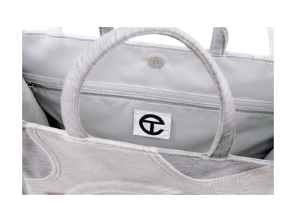 Telfar Large Camo Shopping Bag Heather Grey