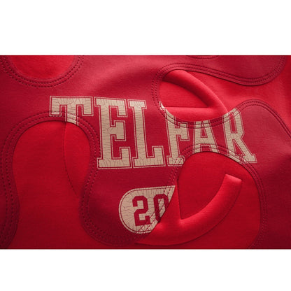 Telfar Large Camo Shopping Bag Red
