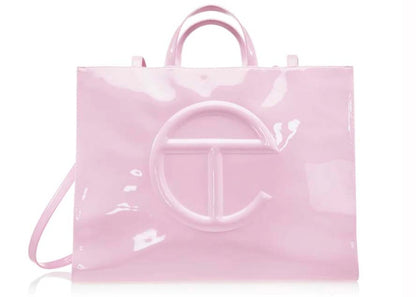 Telfar Large Shopping Bag Bubblegum Patent