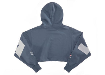 Telfar Liberia Crop Hoodie Navy