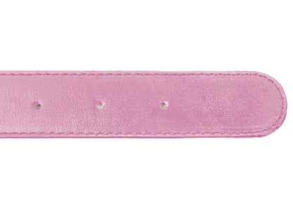 Telfar Logo Belt Bubblegum