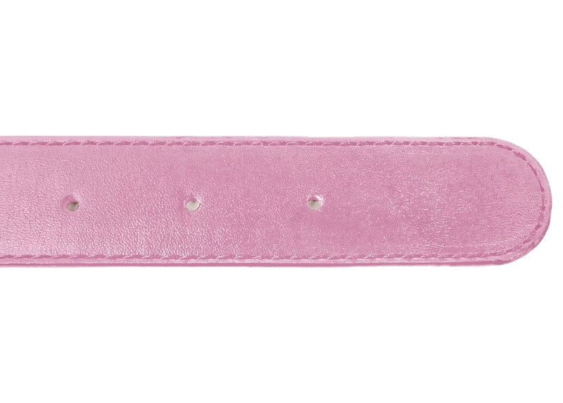 Telfar Logo Belt Bubblegum