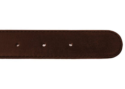 Telfar Logo Belt Chocolate