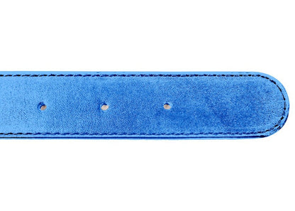 Telfar Logo Belt Cobalt