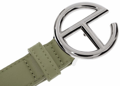 Telfar Logo Belt Drab