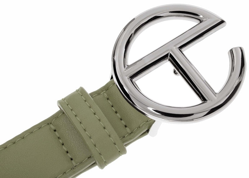 Telfar Logo Belt Drab