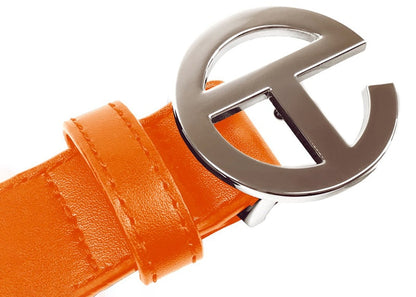 Telfar Logo Belt Orange