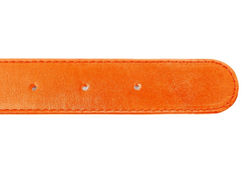 Telfar Logo Belt Orange